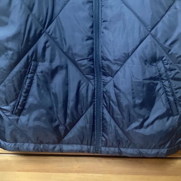 NWT! Socialite Black Sleeveless Quilted Vest | Plus - Picture 8 of 9